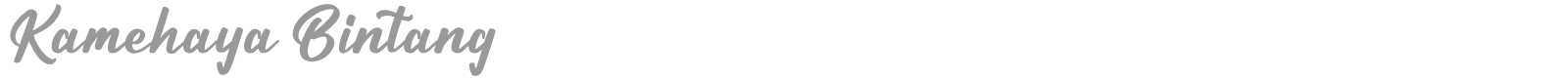 Kamehaya Bintang font preview